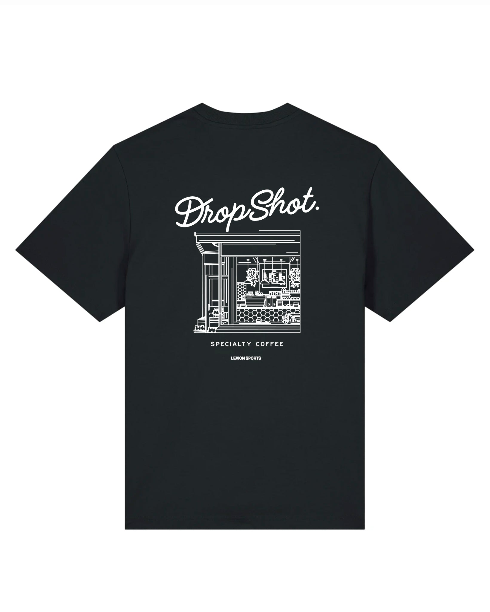 DropShot Black Coffee Shop T-shirt