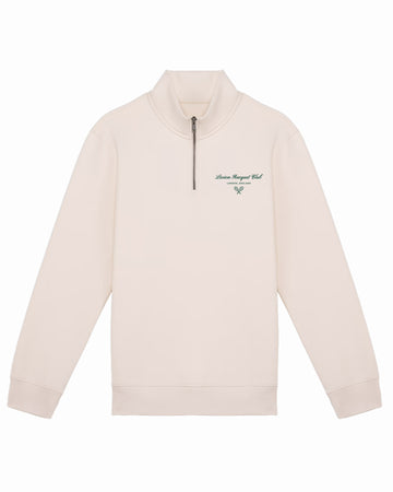 Racquet Club Quarter Zip Cream