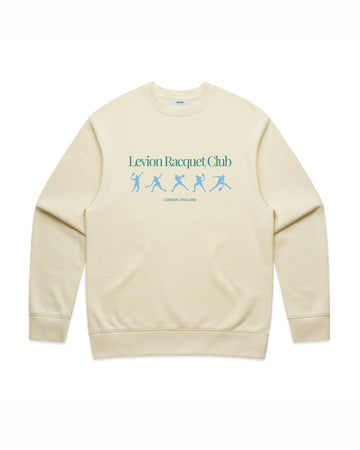Racquet Club Cream Sweatshirt