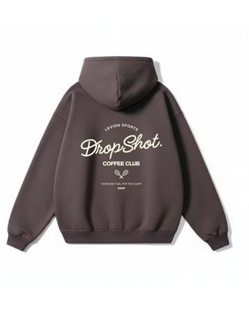 DropShot Coffee Club Hoodie Mocha