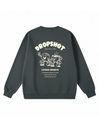 DropShot Coffee Cartoon Charcoal Sweatshirt