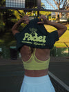 Padel Cartoon Green T-Shirt