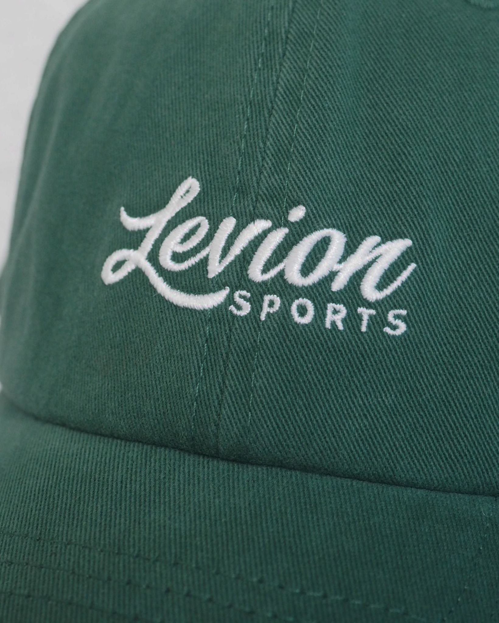 Levion Cursive Logo Cap - Green