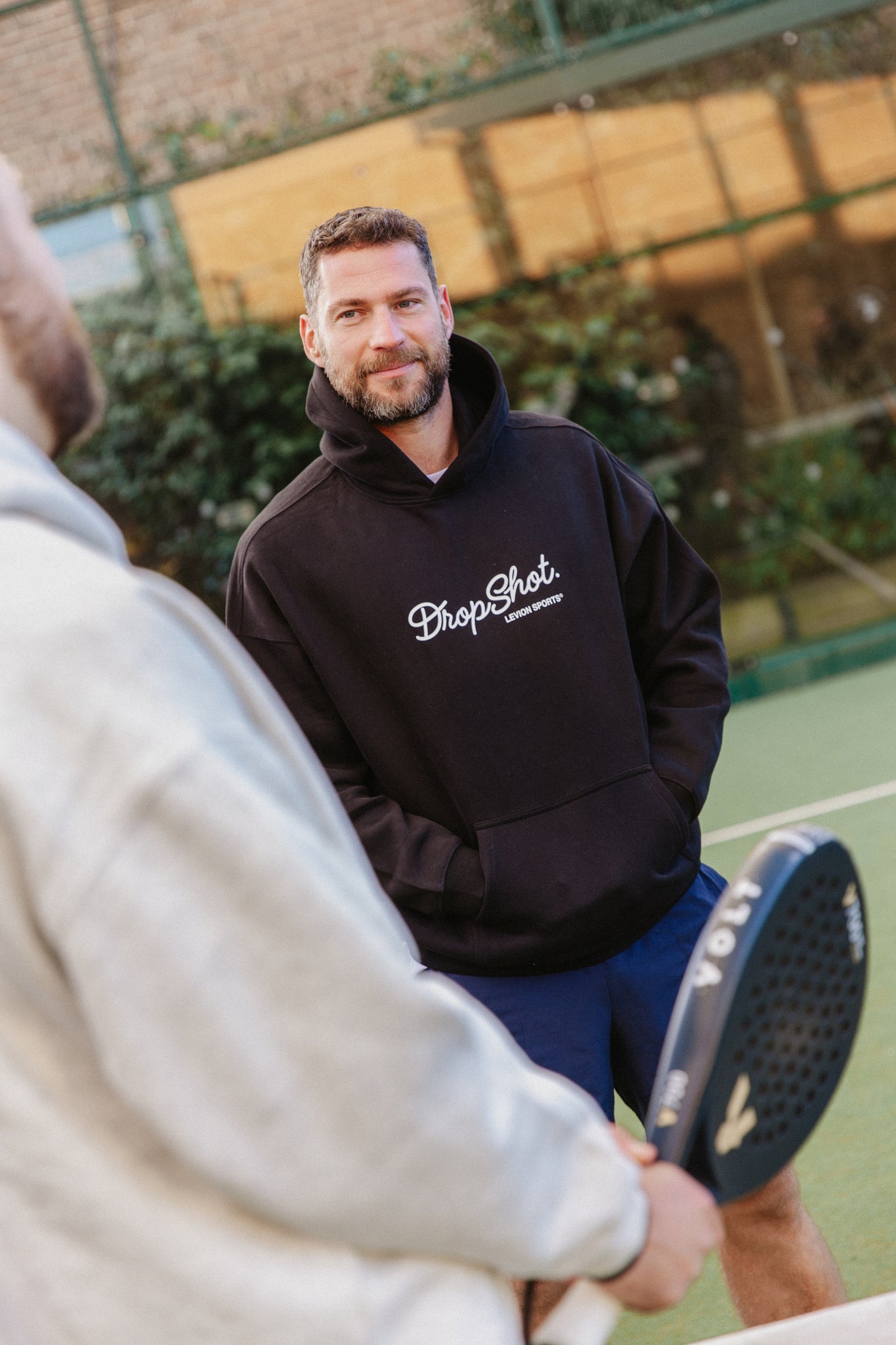 DropShot Black Logo Hoodie