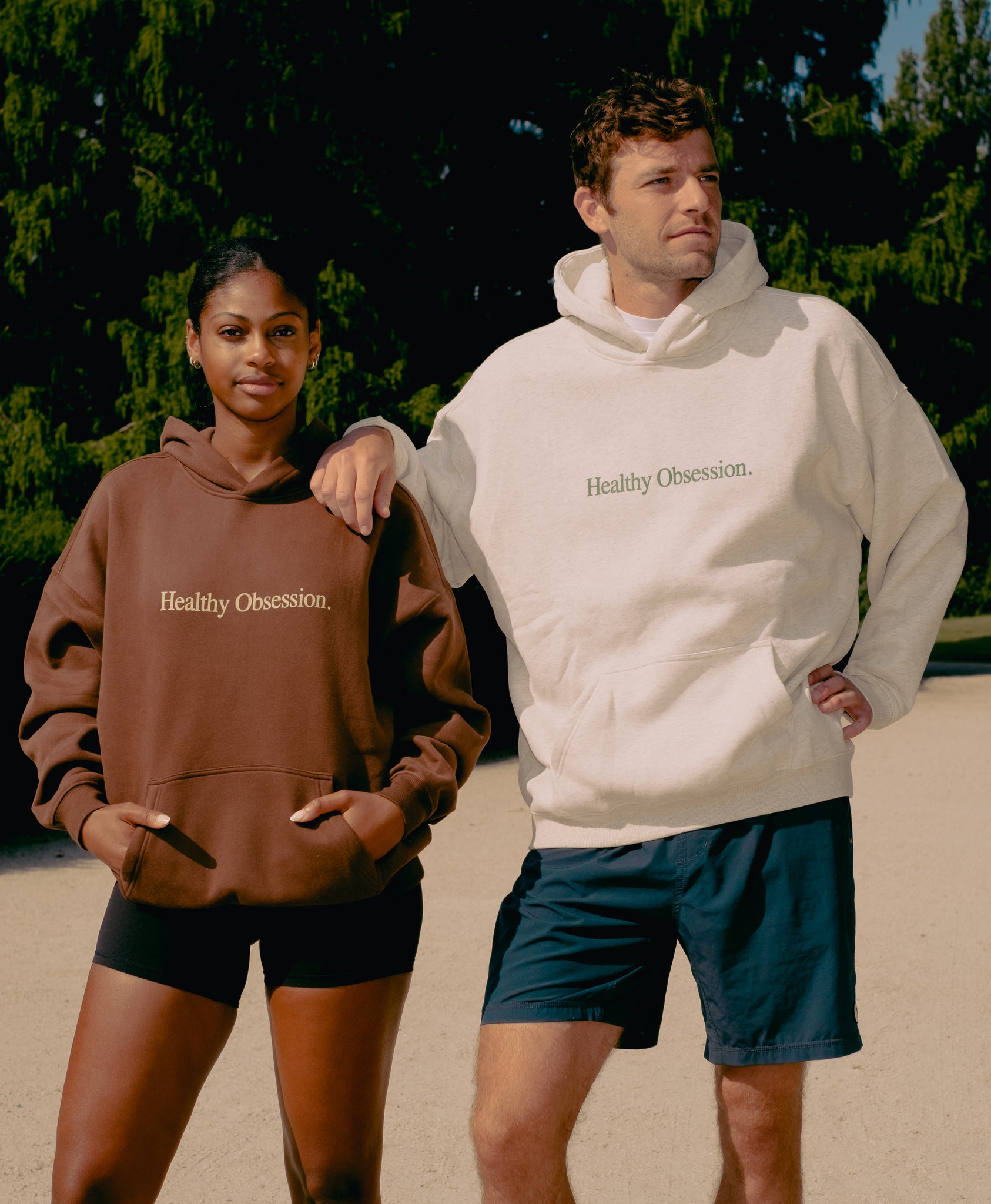 Healthy Obsession Hoodie Chocolate