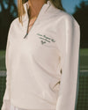 Racquet Club Quarter Zip Cream