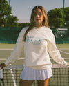 Racquet Club Cream Sweatshirt