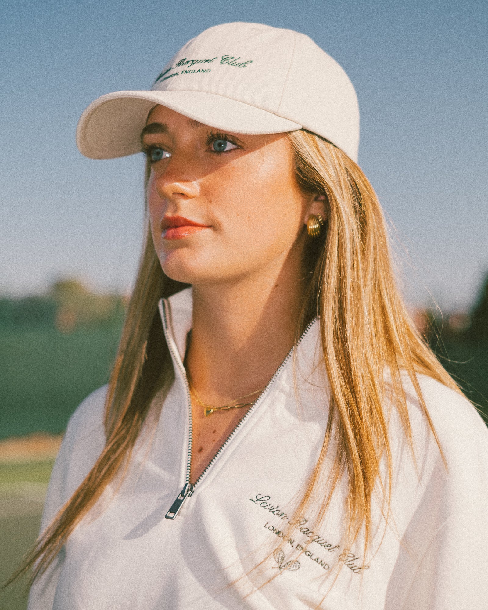 Racquet Club Cream Cap