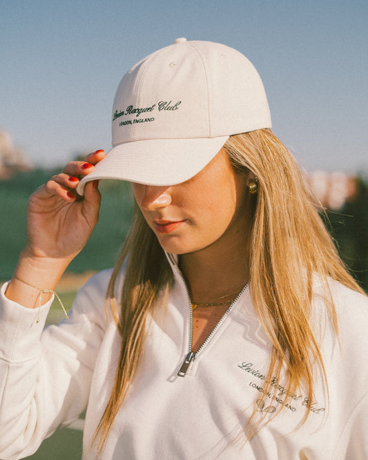 Racquet Club Cream Cap