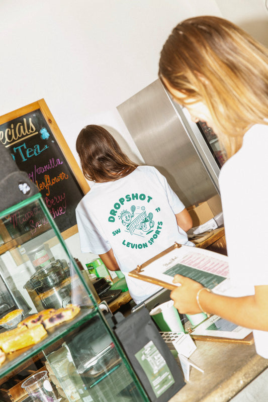 DropShot Strawberry Cartoon White T-Shirt