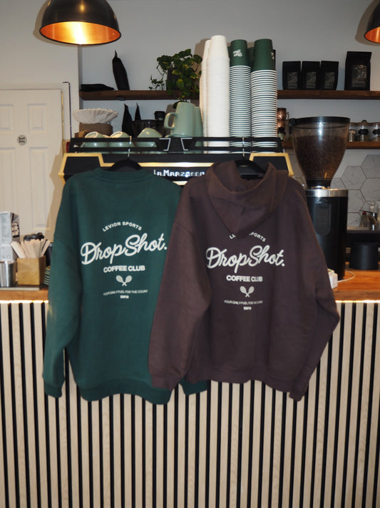 DropShot Coffee Club Hoodie Mocha