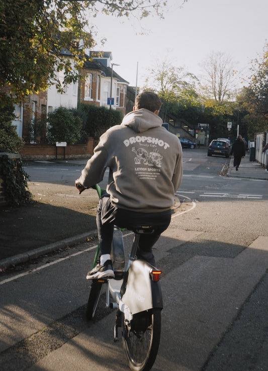 DropShot Coffee Cartoon Hoodie Latte