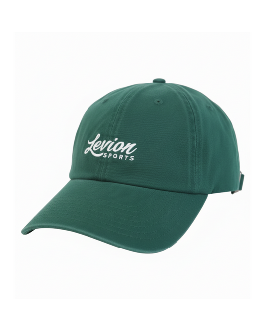 Levion Cursive Logo Cap - Green