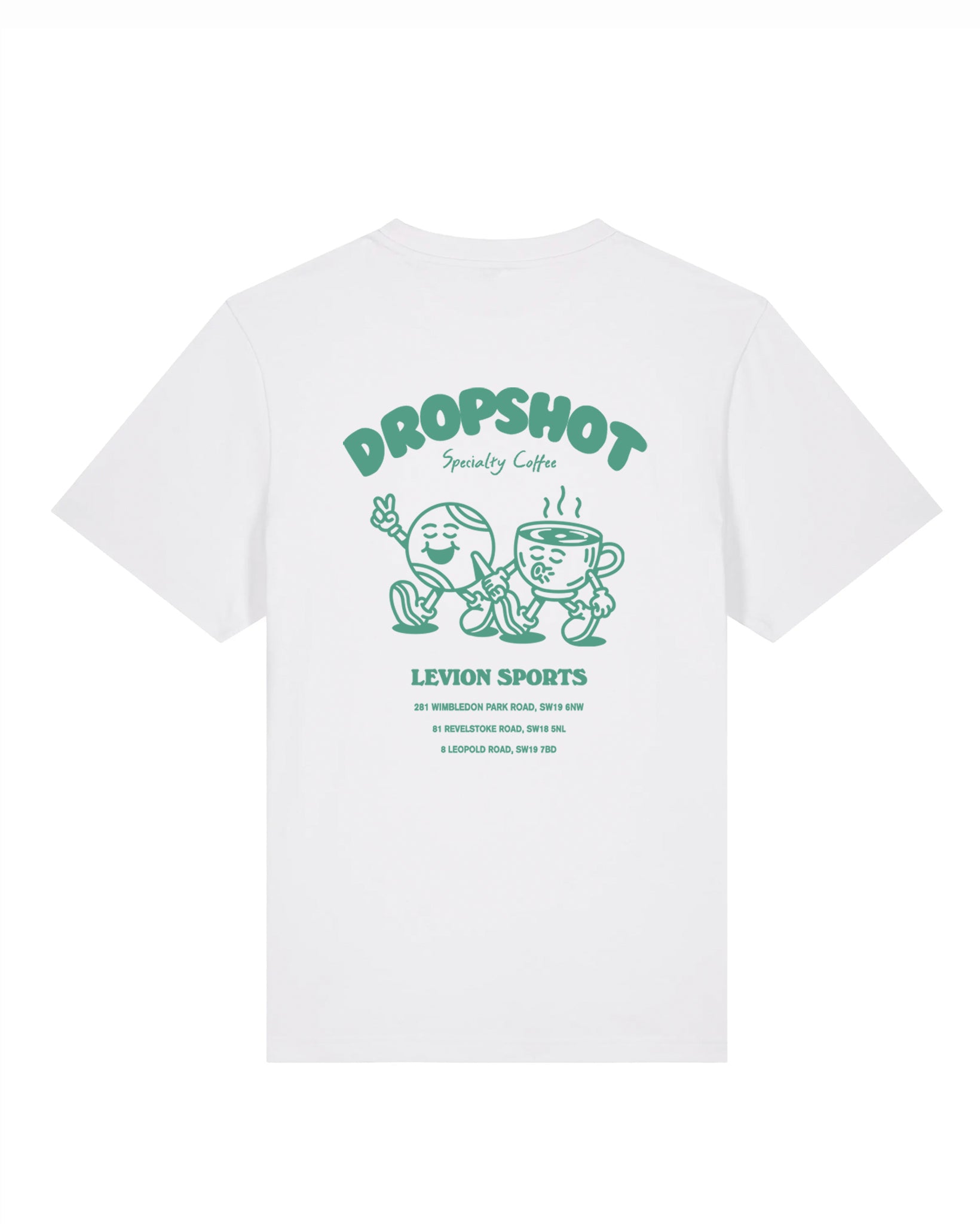 DropShot Cartoon White T-Shirt